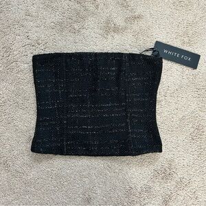 White Fox Boutique Unreal Love Bustier in Black